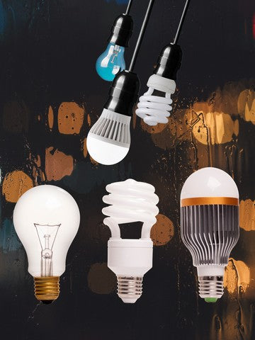 Different types of light bulbs LED bulbs