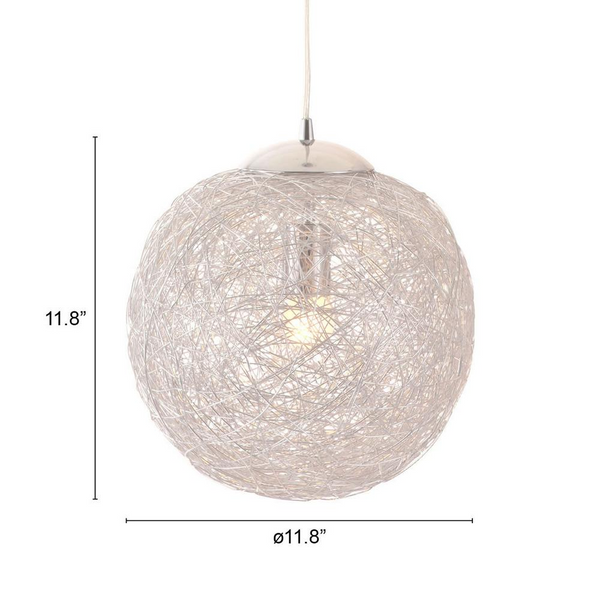 Opulence Ceiling Lamp Silver