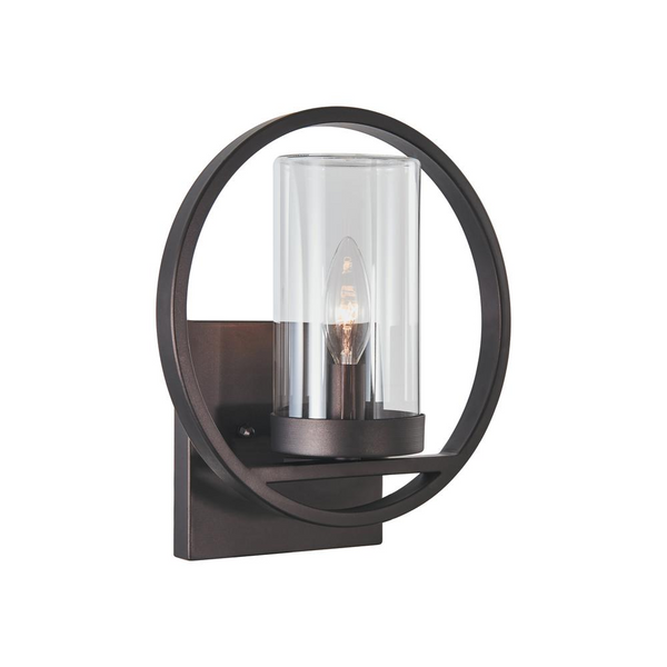 JOSEPH Transitional 1 Light Rubbed Bronze Outdoor/Indoor Wall Sconce 11
