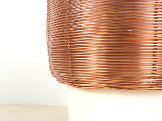 Copper Side Lamp