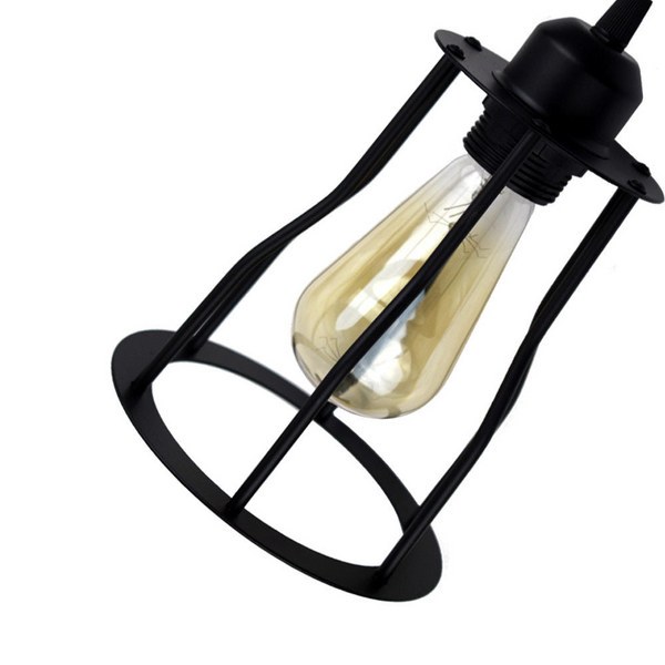 Industrial Wire Cage Pendant Light E26 Lamp Ceiling Light Fixture~1379