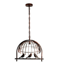Decorative Bird Cage Pendant Light Chandelier Brushed Copper~1460
