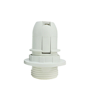 E14 Screw Lampshade Light holder Collar Ring Adaptor Bulb Holder White~1831