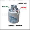 CERAMIC Porcelain Type 6 ES E27 EDISON SCREW Heat Bulb Lamp Holder~2961