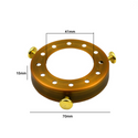 Yellow Brass Lamp Shade Cap for Pendant Light Socket Holder Fitting~1029