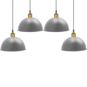 Grey Metal Ceiling Light Pendant Shade Retro Lampshade~1846