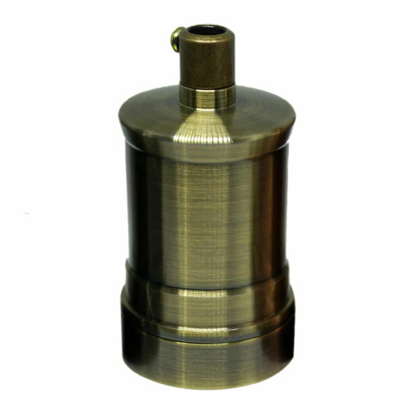 Green Brass E27 Vintage Industrial Lamp Light Bulb Holder Antique Retro Edison Light fitting~2960