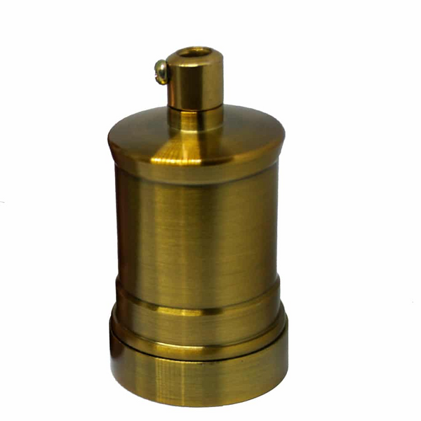 Yellow Brass E27 Vintage Industrial Lamp Light Bulb Holder Antique Retro Edison Light fitting~2958