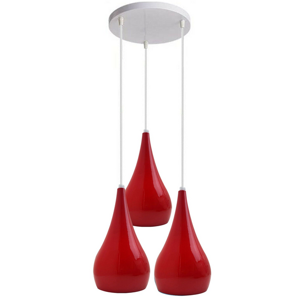 Colour Shade Chandelier Pendant Ceiling Light Red~1909