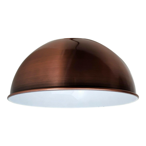 Retro Dome Easy Fit Light Shades Modern Ceiling Pendant Lampshades Metal colors~1388