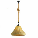 Retro Industrial Vintage Loft Hemp Rope Pendant Ceiling Light Lamp~1132