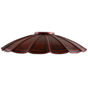 220mm Wavy Industrial Ceiling Pendant Light Rustic Lampshade Easy Fit Wavy Shade~1394