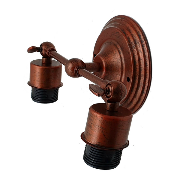 Modern Retro Brushed Copper Vintage Industrial Wall Mounted Lights Rustic Wall Sconce Lamps Fixture~2280