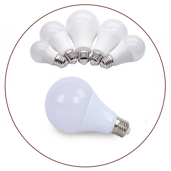 5 Pack A60 E27 Bulb Standard Base LED Light Bulbs 6000K Daylight White~1950