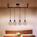 LEDSone Industrial Vintage 4  Head Ceiling Lights Metal Pipe Retro Loft Pendant Lamps~3558