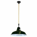 Industrial Vintage Metal Shade Chandelier Retro Ceiling Lamp Green Shade Pendant Light~3981