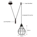 Metal Ceiling Light Hanging Pendant Lamp Retro Industrial Vintage Light~3679