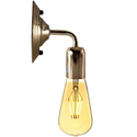 Industrial Vintage Retro Polished Sconce French Gold Wall Light Lamp~3787