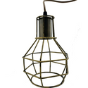 3-Lights Cage Pendant Lamp Hanging Light Fixture Black Chandelier~1170
