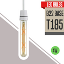 4W T185 B22 LED Non Dimmable Vintage Filament Light Bulb~3075
