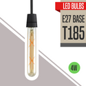 4W T185 E27 LED Non Dimmable Vintage Filament Light Bulb~3076