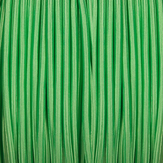 3 core Round Vintage Braided Fabric Light Green Cable Flex 0.75mm~3042