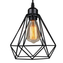 Industrial Kitchen Island Chandelier 3 Light Cage Ceiling Hanging Pendant Lamp~4067