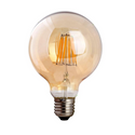 G95 E26 8W Vintage LED Light Bulb Pack 3