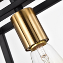 CHLOE Lighting IRONCLAD Industrial 1 Light Textured Black Mini Pendant Ceiling Fixture 10