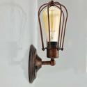 Industrial Wall Lamp Rustic Red Sconce Vintage Wall Light Home Farmhouse~1523