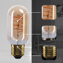 E26 T45 4W LED Light Bulbs Warm White Vintage Edison Filament Bulb Dimmable  ~1508