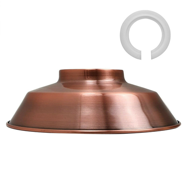 VINTAGE STYLE METAL CEILING LIGHT COPPER SHADES~2075