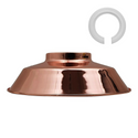 VINTAGE STYLE METAL CEILING LIGHT ROSE GOLD SHADES~2076