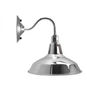 Vintage Retro Industrial Chrome Wall Light Shade Modern Style High Polished Wall Sconce~3623