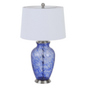 Ashland Sky-Blue Glass Table Lamp