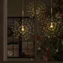 vidaXL Outdoor Christmas Firecrack Lights 10pcs Warm White 7.9