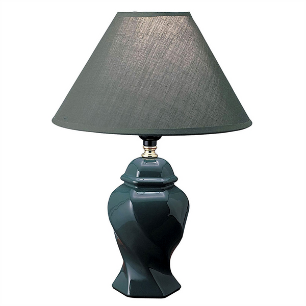 ORE Ceramic Table Lamp - Green