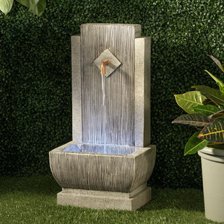 Replenish Resin Fountain w/ LED light and pump