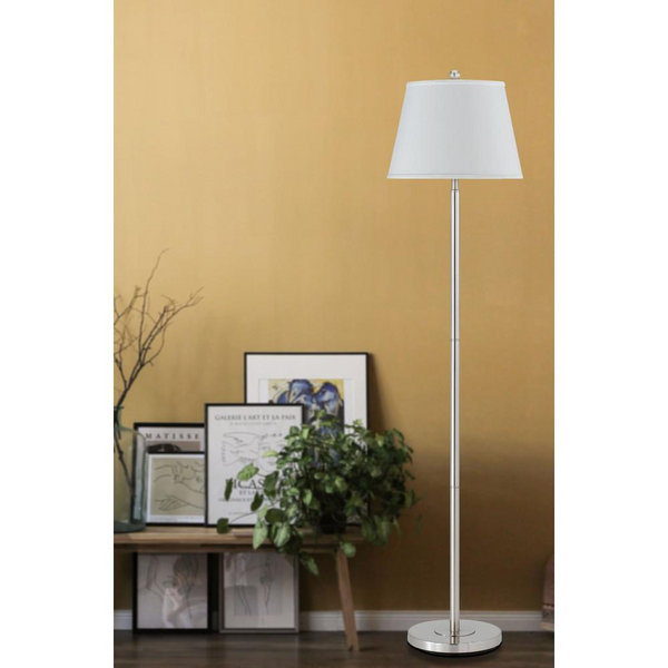 Cal Lighting Andros Metal Floor Lamp in White