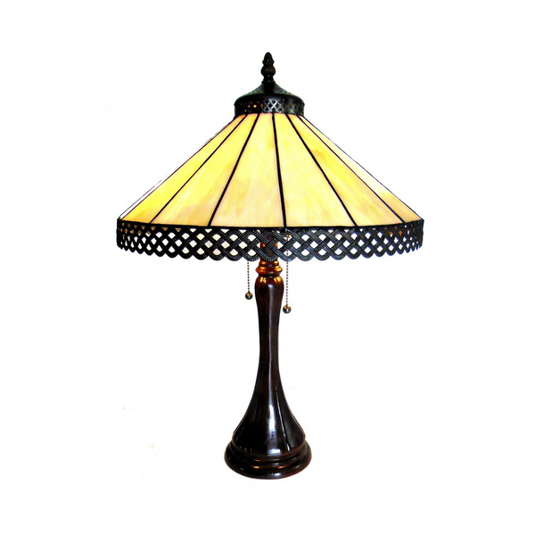 MILA Tiffany-style 2 Light Table Lamp 16