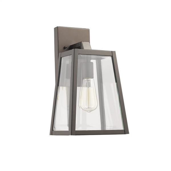 LEODEGRANCE Transitional 1 Light Rubbed Bronze Outdoor Wall Sconce 14