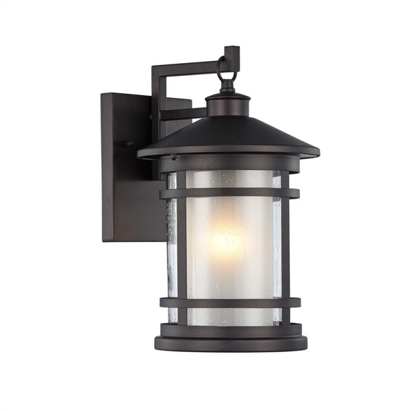 ADESSO Transitional 1 Light Rubbed Bronze Outdoor Wall Sconce 14