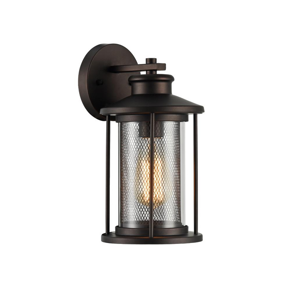 CRICHTON Transitional 1 Light Rubbed Bronze Outdoor Wall Sconce 11