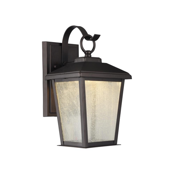 KIRTON Transitional LED Rubbed Bronze Outdoor Wall Sconce 12