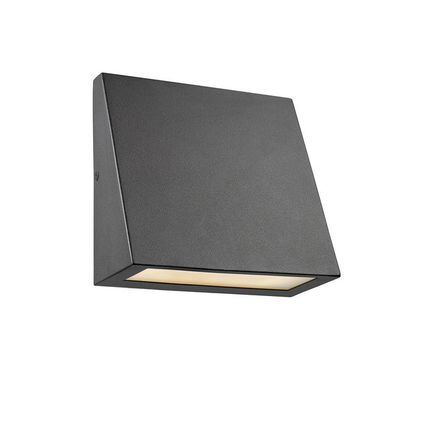 BRONX Contemporary LED Light  Textured Black Outdoor Wall Sconce 6