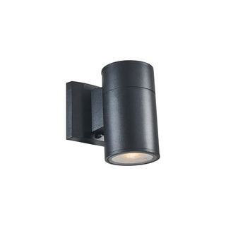 SIMON Transitional LED Textured Black Outdoor/Indoor Wall Sconce