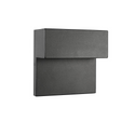 CAMPBELL Contemporary LED Light  Textured Black Outdoor Wall Sconce 6
