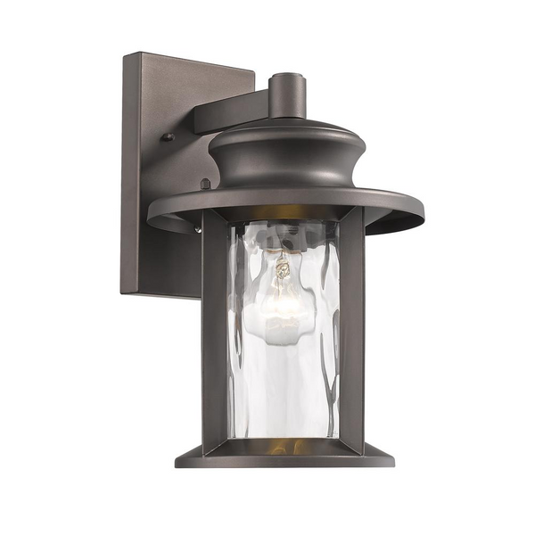 OWEN Transitional 1 Light Rubbed Bronze Outdoor Wall Sconce 14