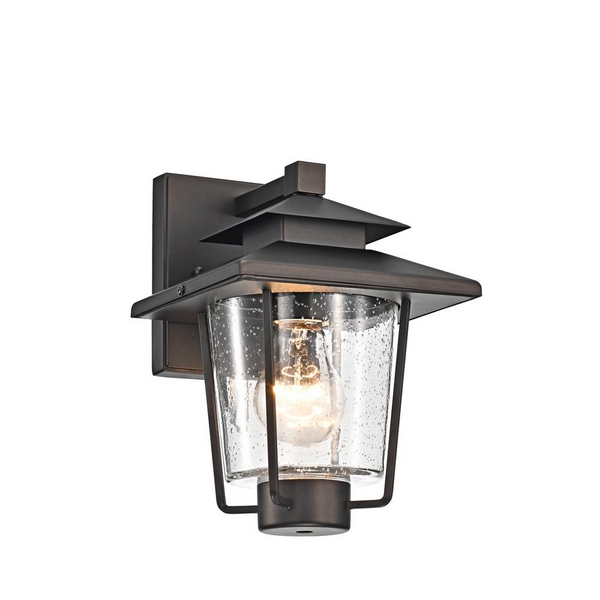 CHLOE Lighting THOMAS Transitional 1 Light Rubbed Bronze Outdoor Wall Sconce 10