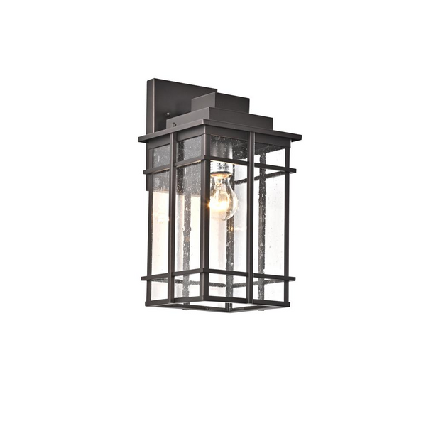CHLOE Lighting KENNETH Transitional 1 Light Rubbed Bronze Outdoor Wall Sconce 14